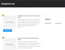 Tablet Screenshot of bizoppcity.com